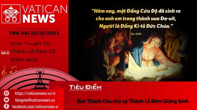 Radio thứ Hai 25/12/2023 – Vatican News Tiếng Việt