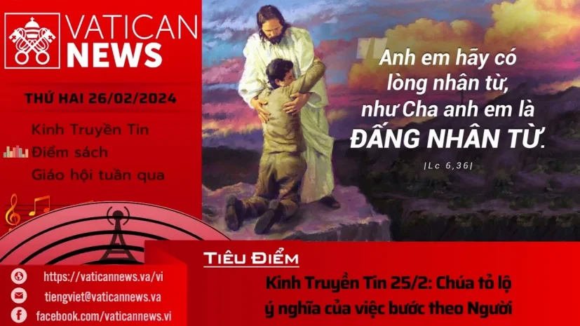 Radio thứ Hai 26/02/2024 – Vatican News Tiếng Việt
