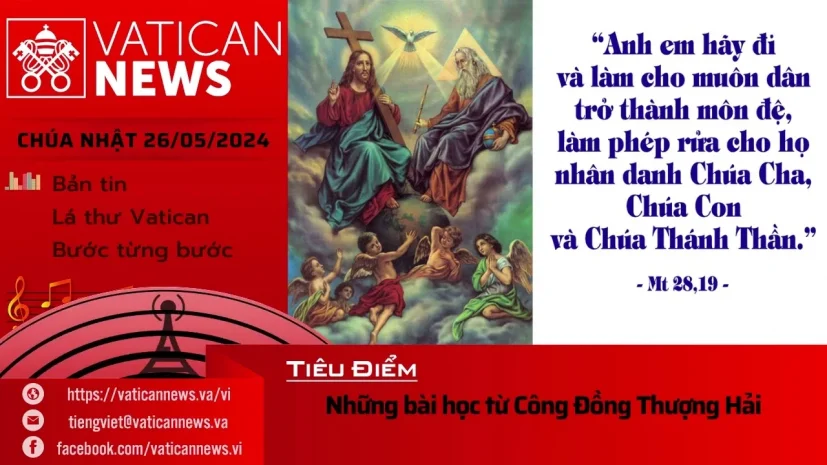 Radio Chúa Nhật 26/05/2024 – Vatican News Tiếng Việt