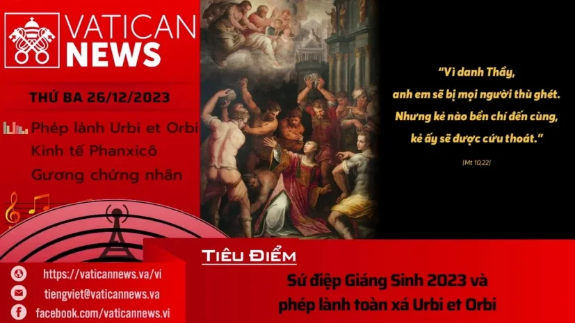 Radio thứ Ba 26/12/2023 – Vatican News Tiếng Việt