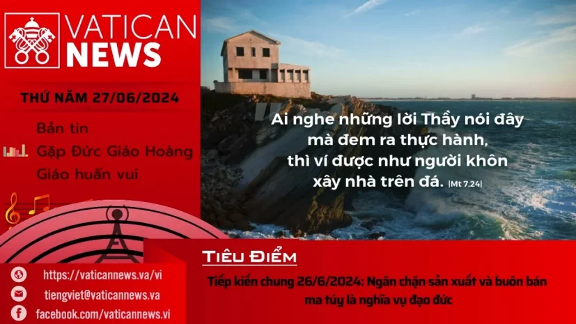Radio thứ Năm 27/06/2024 – Vatican News Tiếng Việt