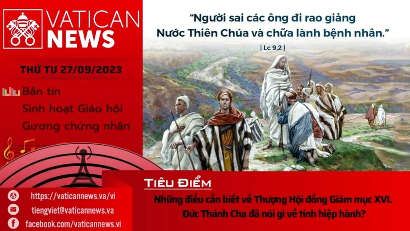 Radio thứ Tư 27/09/2023 – Vatican News Tiếng Việt