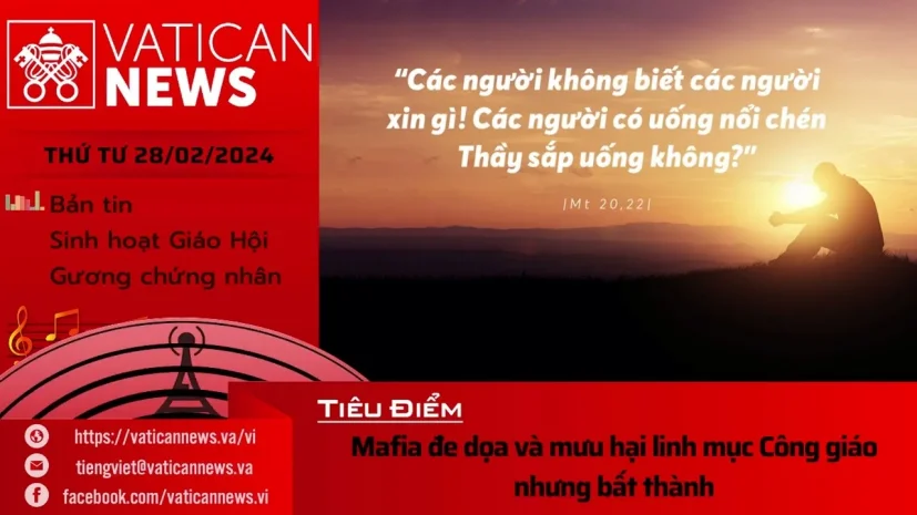 Radio thứ Tư 28/02/2024 – Vatican News Tiếng Việt