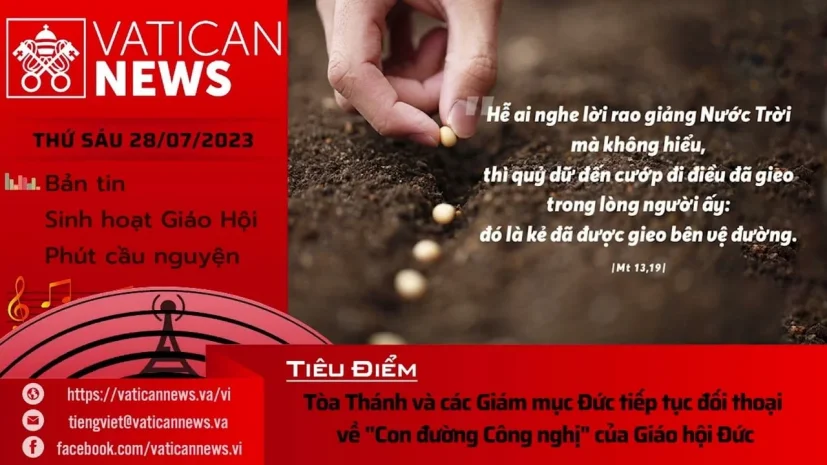 Radio thứ Sáu 28/07/2023 – Vatican News Tiếng Việt