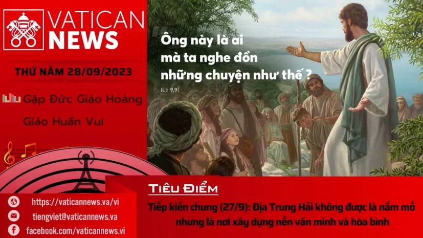 Radio thứ Năm 28/09/2023 – Vatican News Tiếng Việt