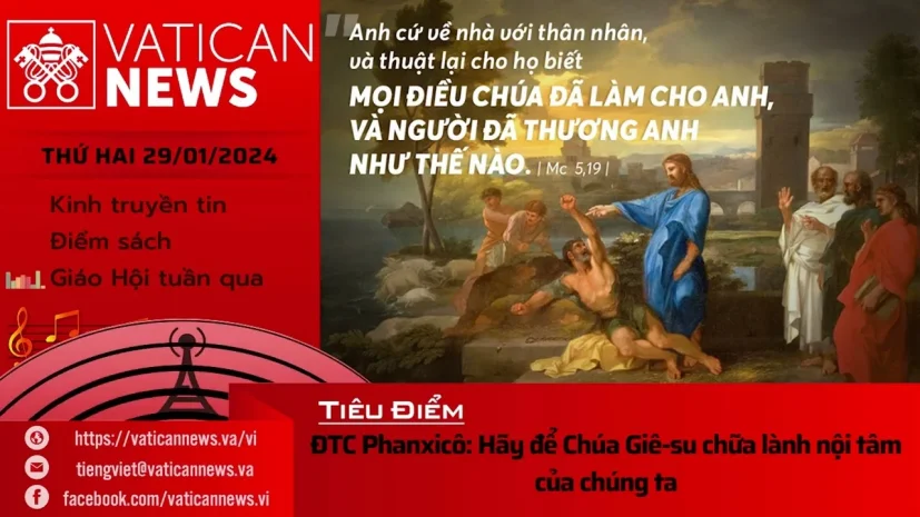 Radio thứ Hai 29/01/2024 – Vatican News Tiếng Việt