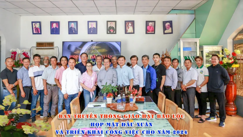 Ban Truyền Thông Giáo Hạt Bảo Lộc Họp Mặt Đầu Năm