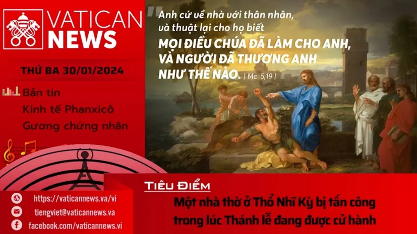 Radio thứ Ba 30/01/2024 – Vatican News Tiếng Việt