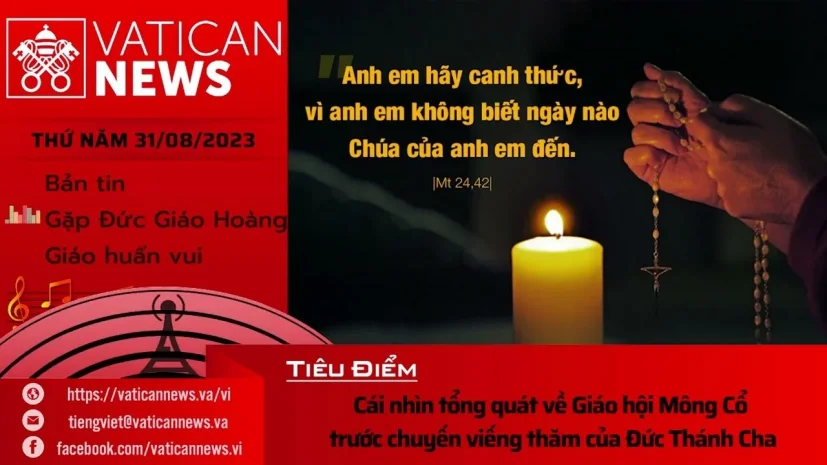 Radio thứ Năm 31/08/2023 – Vatican News Tiếng Việt