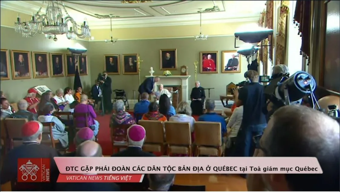 Lời chào của ĐTC đến Phái đoàn Các Dân tộc Bản địa ở Québec