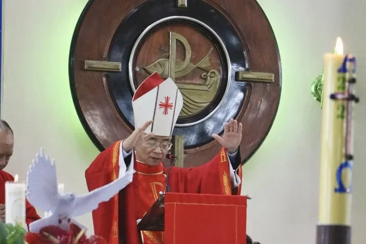 Giáo Xứ Phúc Lộc Hân Hoan Chào Đón Đức Cha Đaminh Về Ban Bí Tích Thêm Sức.