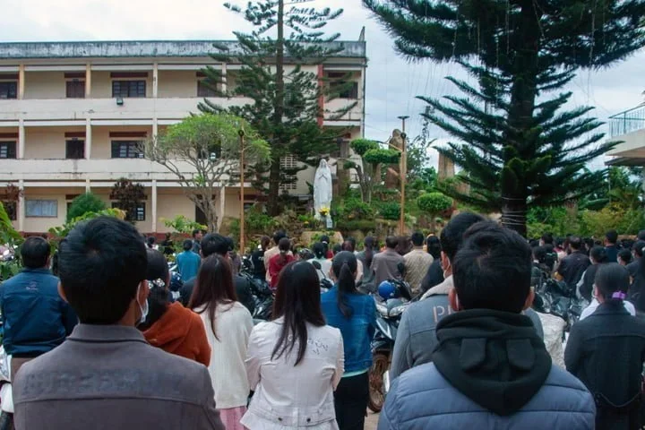 Lễ Đức Maria Hồn Xác Lên Trời – Bổn Mạng Giáo Họ Mông Triệu, Giáo Xứ Tân Phú, Giáo Hạt Di Linh.