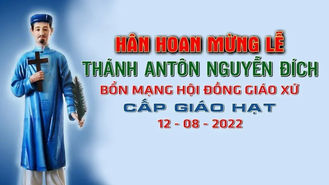 Giáo Hạt Đà Lạt Mừng Lễ Thánh Antôn Nguyễn Đích Bổn Mạng Các Hội Đồng Giáo Xứ Trong Giáo Phận