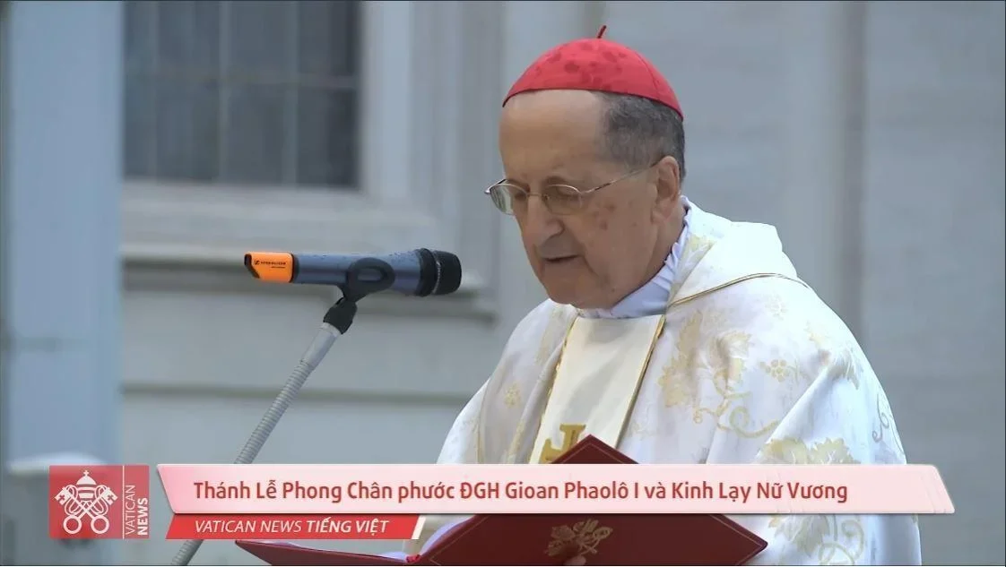 Thánh Lễ Phong Chân phước Đức Giáo hoàng Gioan Phaolô I