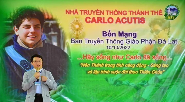 Ban Truyền Thông Giáo Phận Đà Lạt Mừng Lễ Bổn Mạng Lần Đầu Tiên