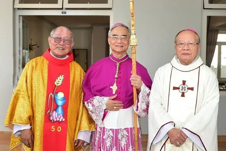 Thánh Lễ Tạ Ơn Kim Khánh Linh Mục Của Cha Giuse Trần Minh Tiến Tại Nhà Hưu Dưỡng Linh Mục Giáo Phận Đà Lạt – Ngày 20/12/2022