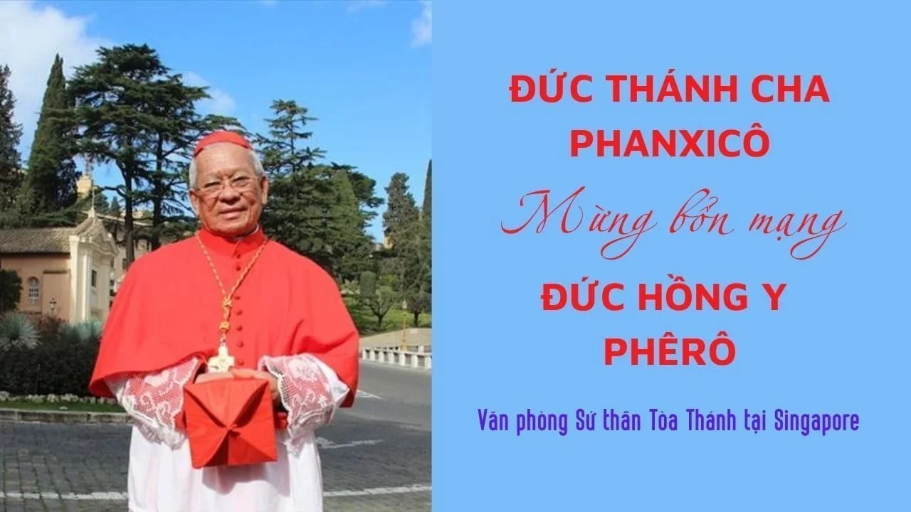 Đức Thánh Cha Phanxicô mừng bổn mạng Đức Hồng y Phêrô
