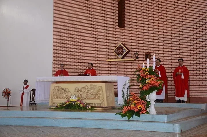 Rước Kiệu và Thánh Lễ mừng kính Đức Mẹ Hồn Xác Lên Trời dịp hành hương La Vang 2022