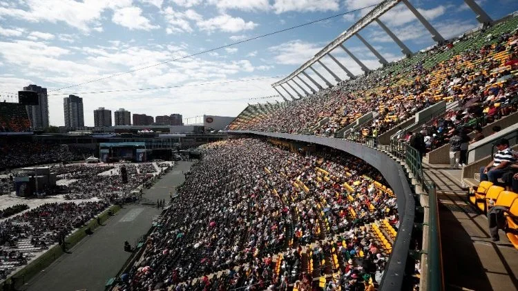 Bài giảng Thánh lễ tại Sân vận động Commonwealth ở Edmonton