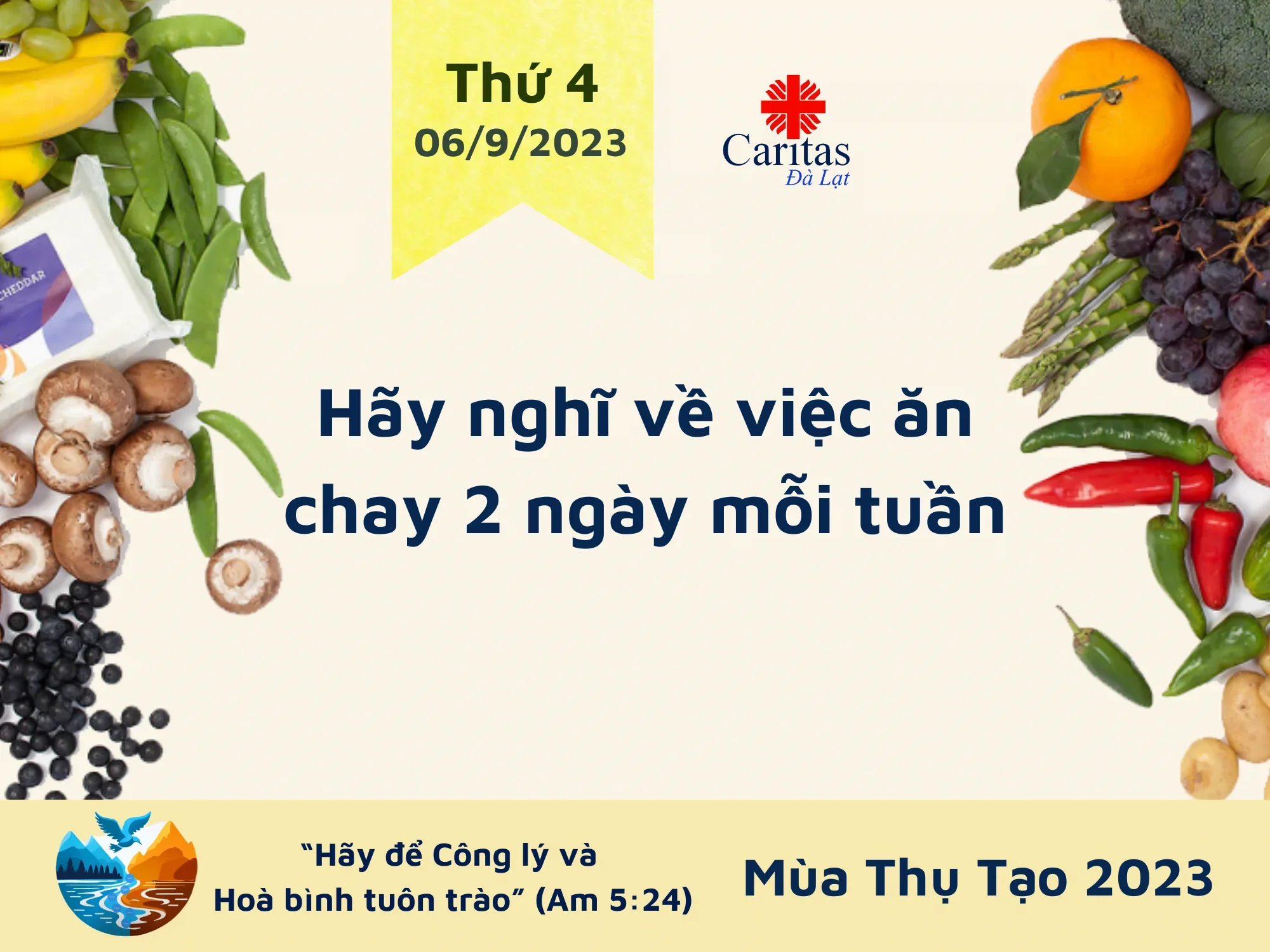 Tuần lễ Laudato Sí 2024 – Ngày 3: Thực phẩm bền vững