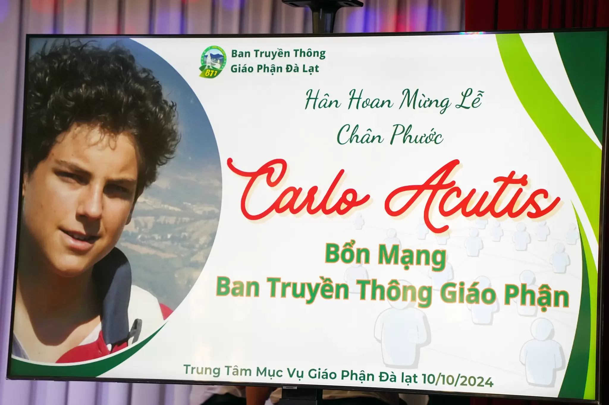 Ban Truyền Thông Giáo Phận Đà Lạt Hân Hoan Mừng Lễ Bổn Mạng – Chân Phước Carlo Acutis