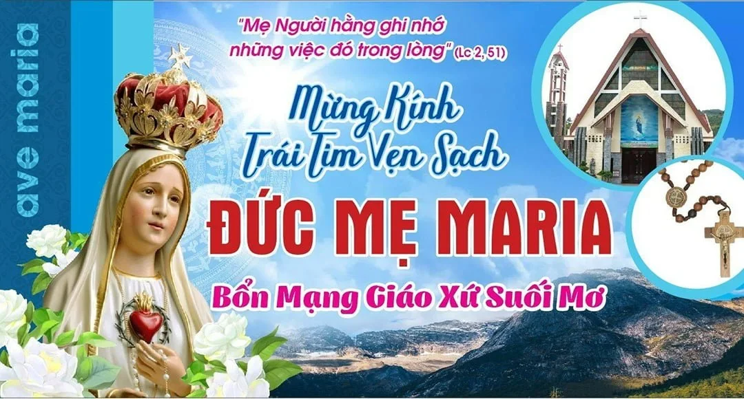 Giáo Xứ Suối Mơ (Giáo Hạt Bảo Lộc) Mừng Lễ Trái Tim Vẹn Sạch Đức Mẹ – Bổn Mạng Giáo Xứ