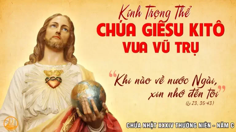 Chúa Nhật XXXIV Thường Niên – Đức Giêsu Kitô Vua Vũ Trụ