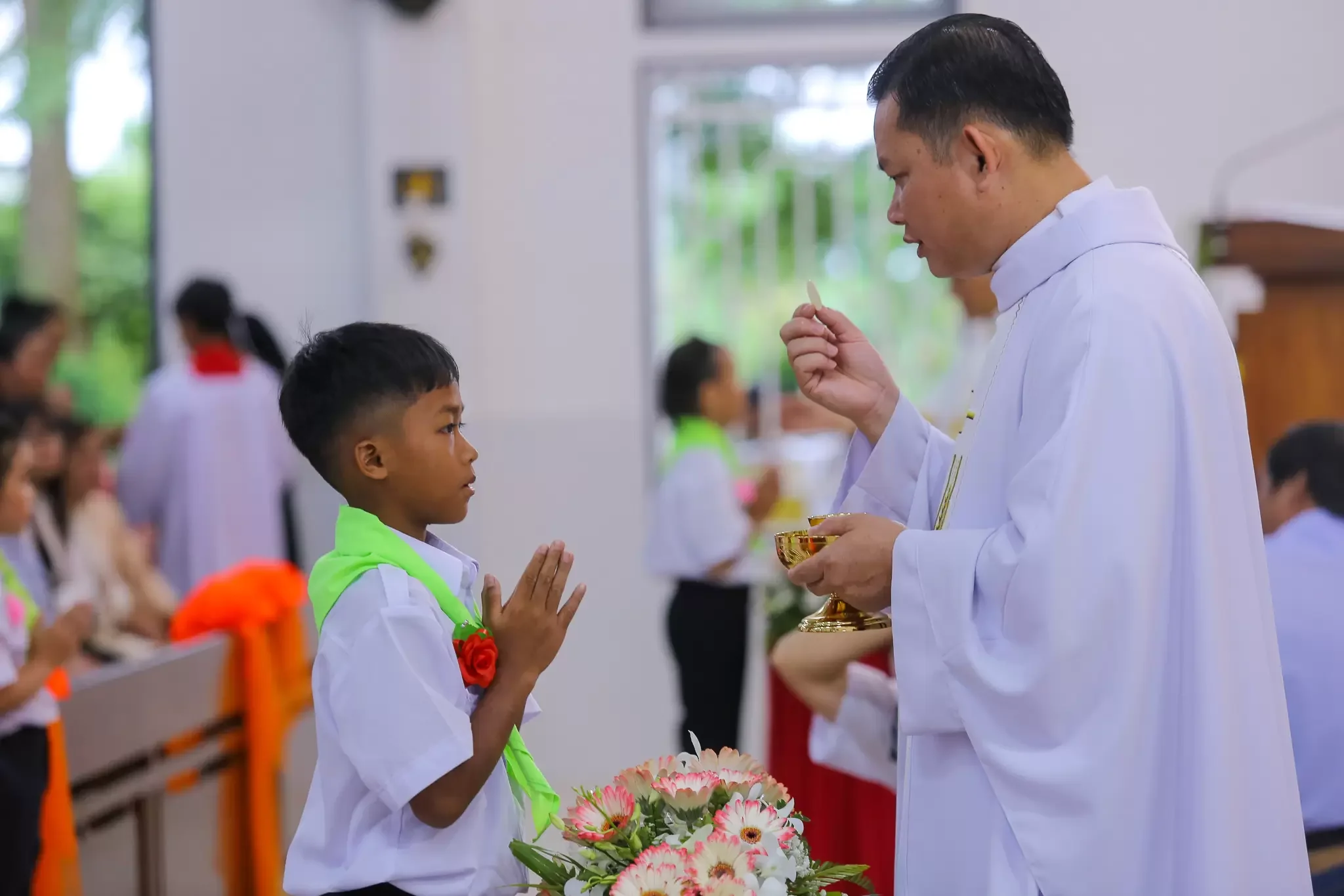 Rước Lễ Lần Đầu Tại Giáo Xứ Đại Lộc (Bảo Lộc)