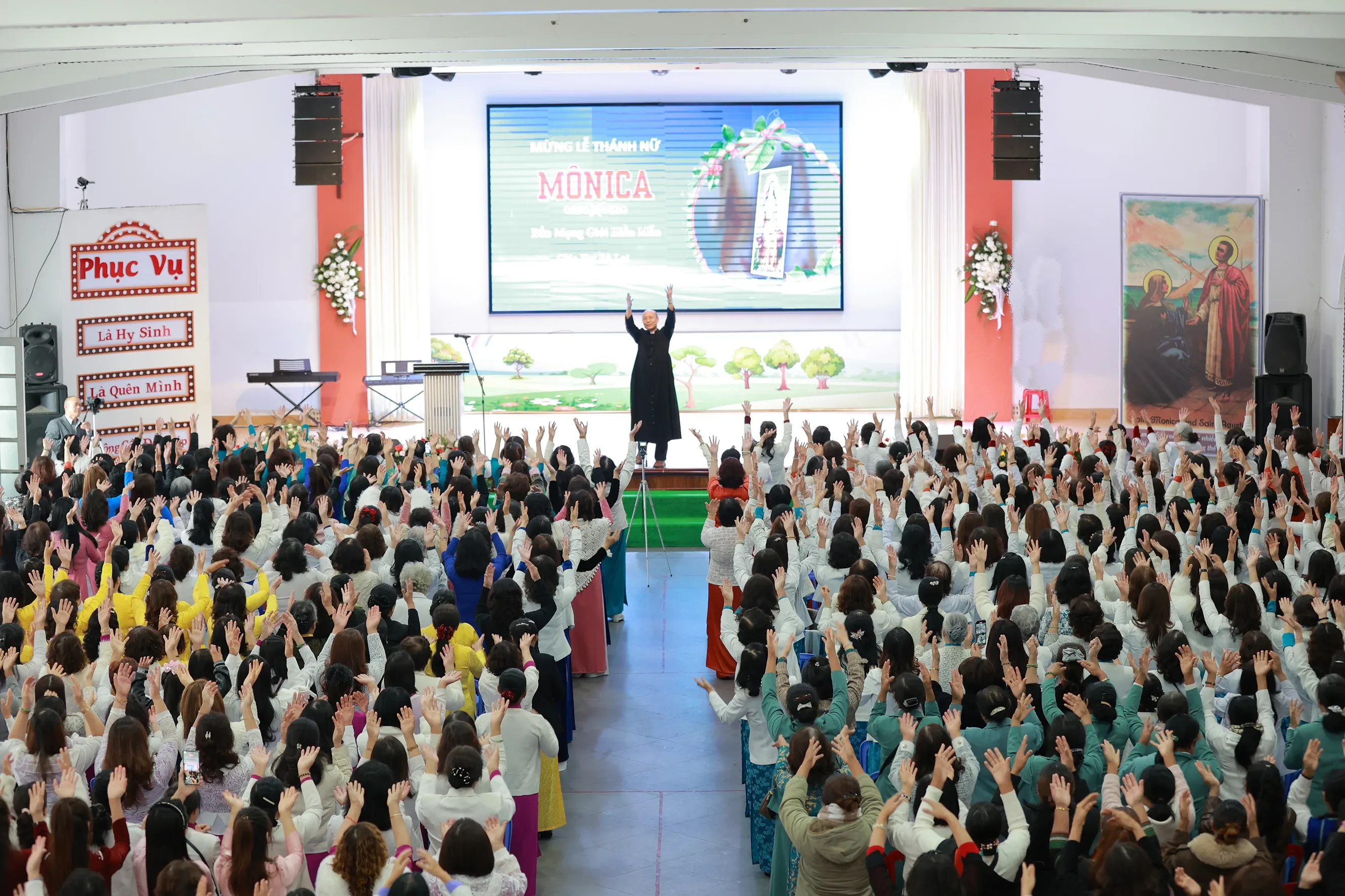 Giới Hiền Mẫu Giáo Hạt Đà Lạt Họp Mặt Truyền Thống Mừng Bổn Mạng Mônica