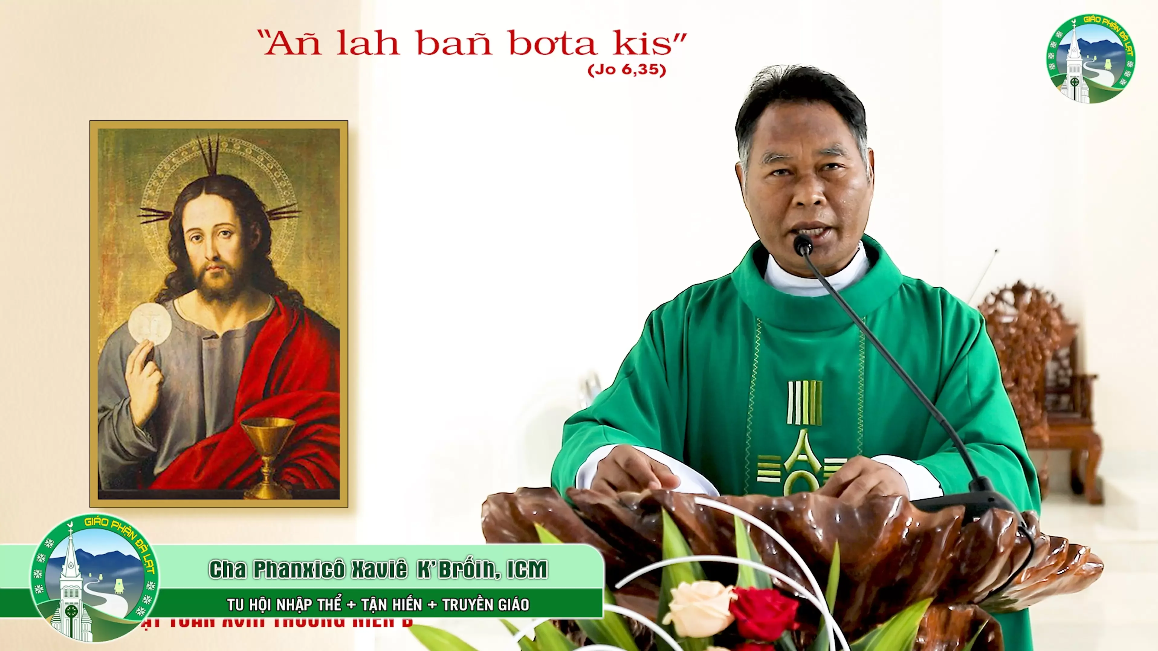 Bài Giảng Tiếng KoHo | Chúa Nhật XVIII Thường Niên – Năm B | Lm FX. K’Broih, ICM.