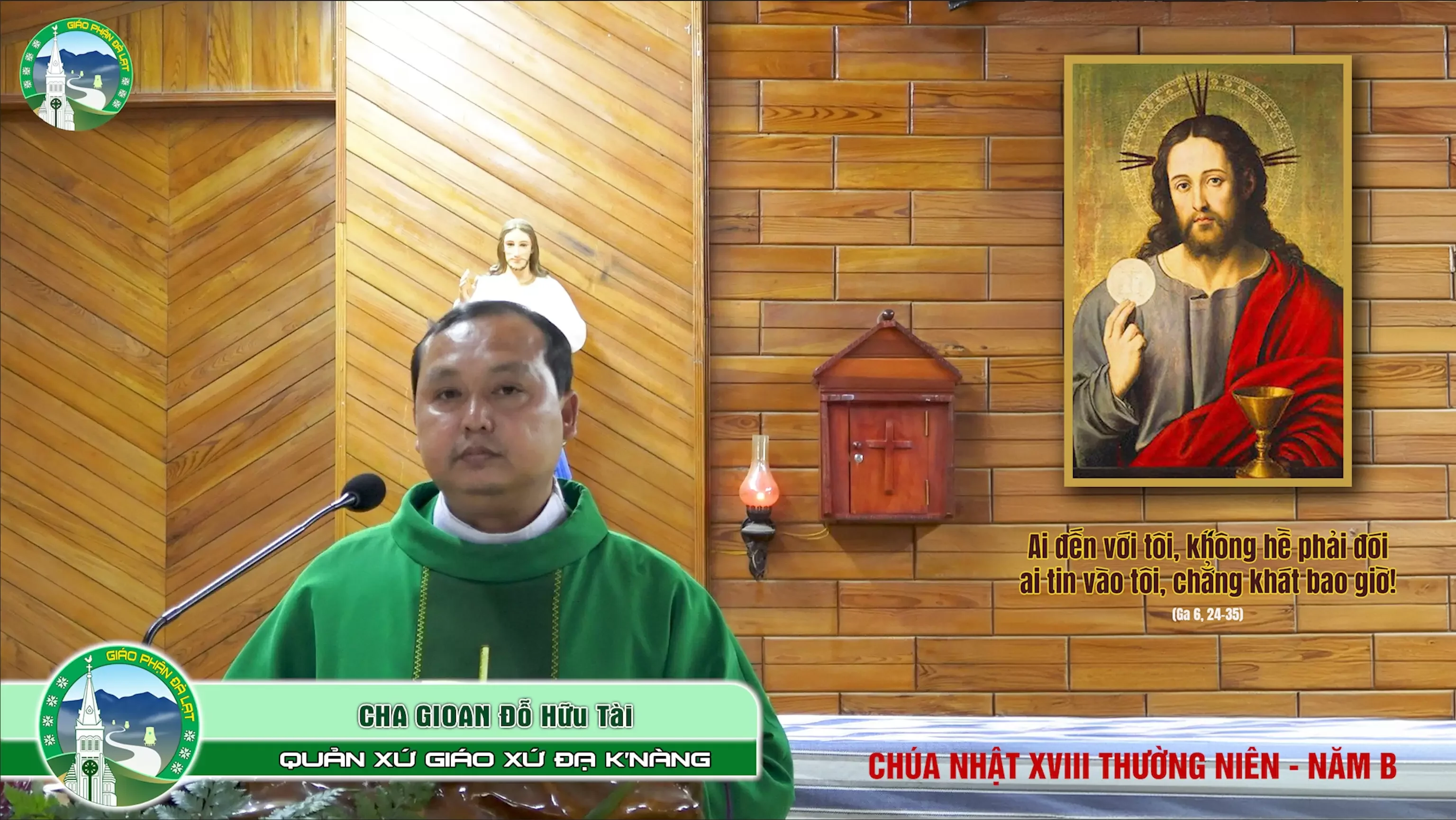 Bài giảng Chúa Nhật XVIII Thường Niên Năm B – Lm. Gioan Đỗ Hữu Tài