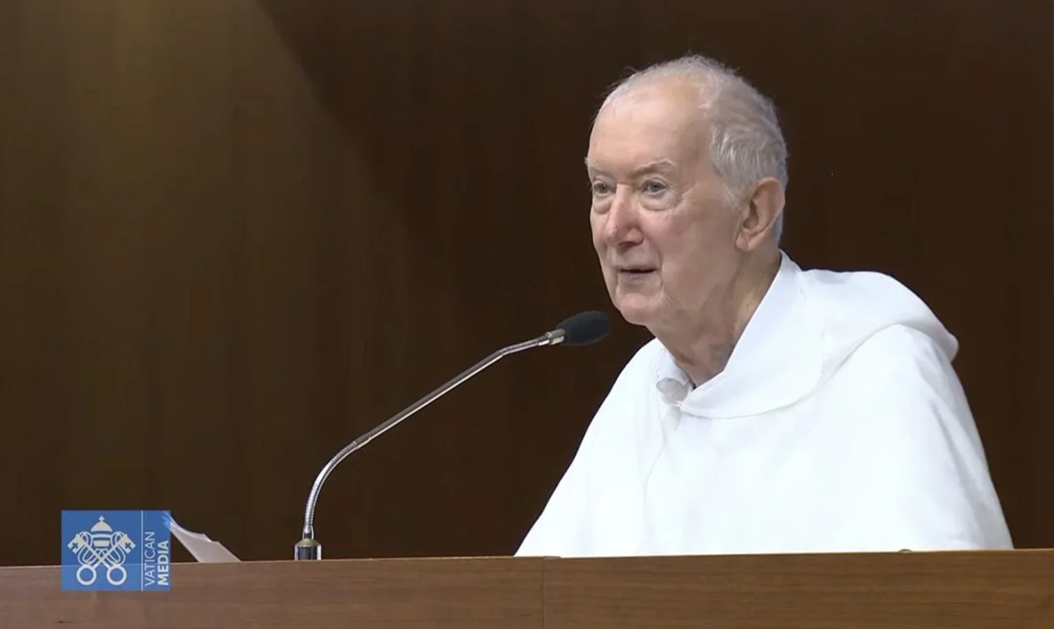 Sự hiện diện của cha Timothy Radcliffe: cần một tu sĩ Dòng Đa Minh để lý giải về vị Giáo hoàng Dòng Tên