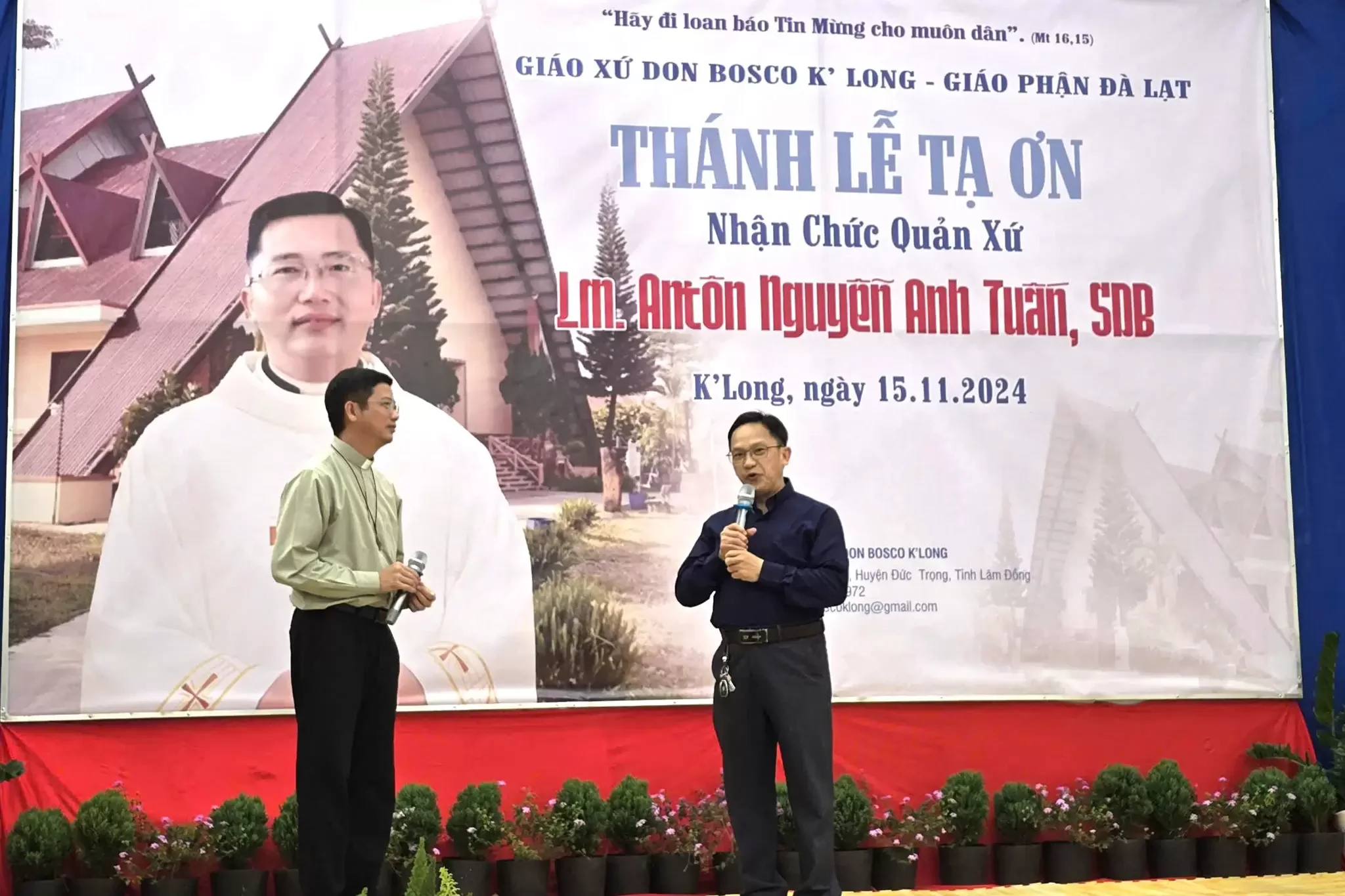 Giáo Xứ K’Long (Đức Trọng) Hân Hoan Đón Nhận Cha Tân Quản Xứ