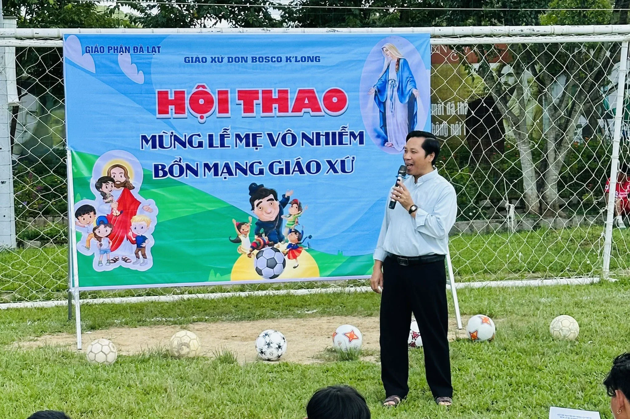 Giáo Xứ K’Long Khai Mạc Hội Thao Mừng Lễ Bổn Mạng Giáo Xứ