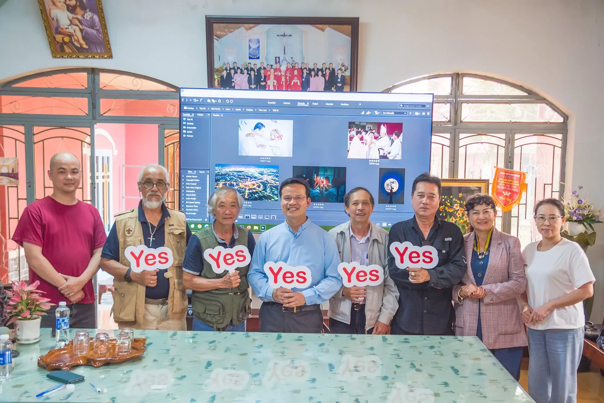 Ban Truyền Thông Giáo Phận Đà Lạt Chấm Chung Kết Cuộc Thi Ảnh “SỐNG TIN MỪNG Lần II”