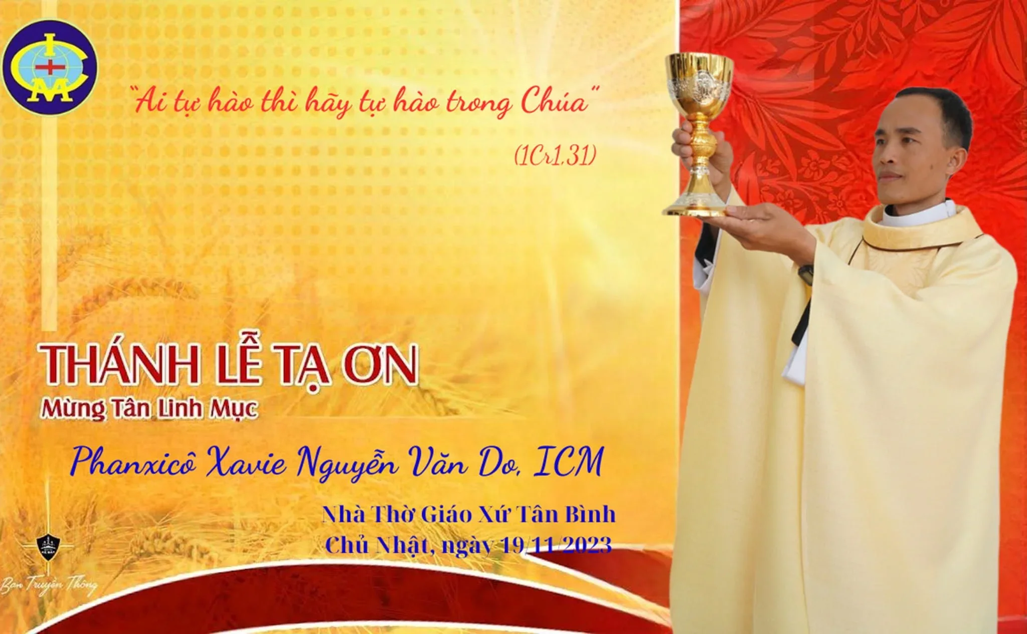 Tân Linh Mục Phanxicô Xavie Nguyễn Văn Do ICM – Dâng Lễ Tạ Ơn Tại Giáo Xứ Tân Bình, Giáo Hạt Bảo Lộc