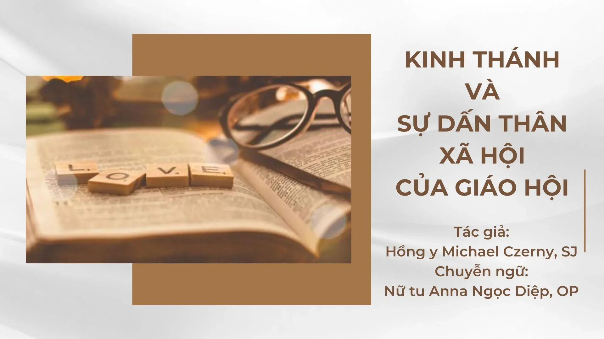 Kinh Thánh và sự dấn thân xã hội của Giáo hội
