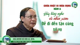 Chia sẻ Tin Mừng Chúa Nhật III Mùa Vọng – Năm A. Cha Antôn Vũ Hữu Lệ, OFM.