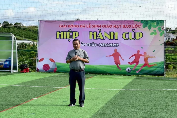 Khai Mạc Giải Bóng Đá Cúp Hiệp Hành – Lễ Sinh Giáo Hạt Bảo Lộc 2023