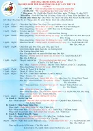 Thư Mời và Chương Trình Tổng Quát Đại Hội Giới Trẻ Giáo Phận Đà Lạt Lần Thứ VII