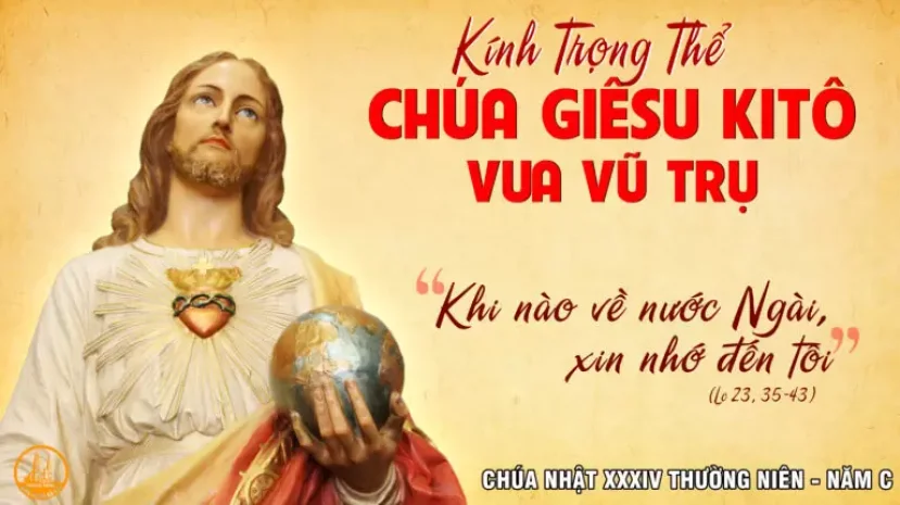 Chúa Nhật XXXIV Thường Niên – Đức Giêsu Kitô Vua Vũ Trụ