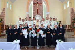 Dòng Chứng Nhân Đức Tin (Giáo Phận Đà Lạt) : Hồng Ân Tuyên Khấn Lần Đầu