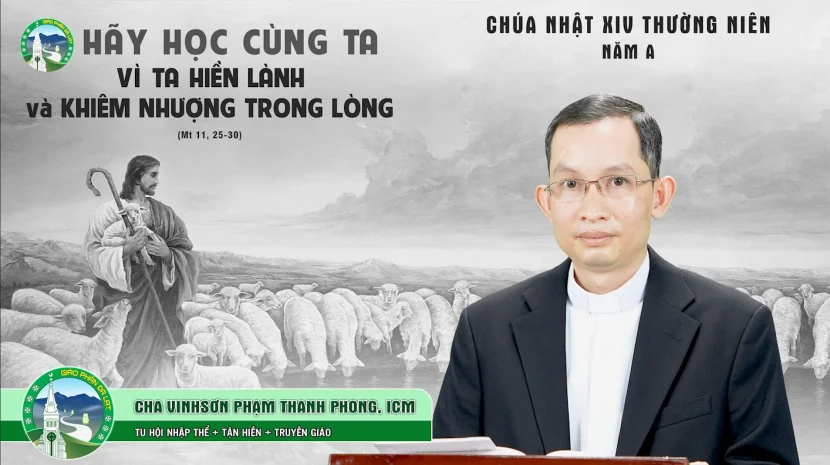 📖 Bài Giảng | Chúa Nhật 14 Thường Niên – Năm A | Cha Vinhsơn Phạm Thanh Phong, ICM