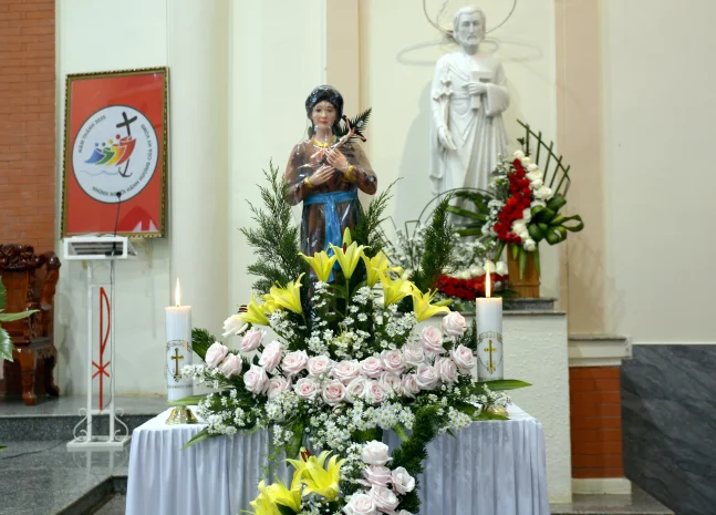 Huynh Đoàn Đaminh Giáo Xứ Tân Văn Mừng Lễ Bổn Mạng: Lễ Thánh Anê Lê Thị Thành