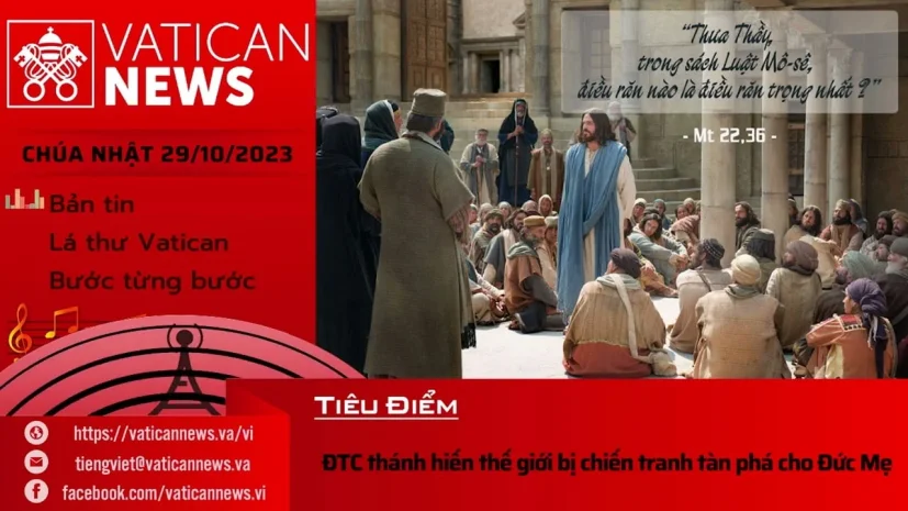 Radio Chúa Nhật 29/10/2023 – Vatican News Tiếng Việt