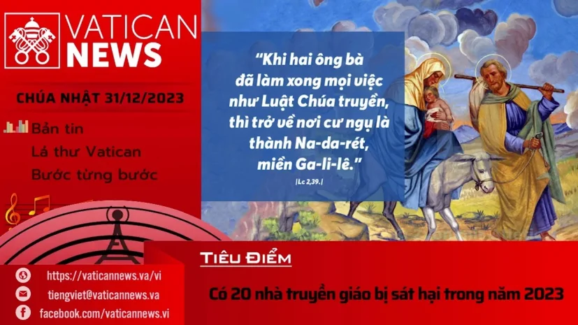 Radio Chúa Nhật 31/12/2023 – Vatican News Tiếng Việt