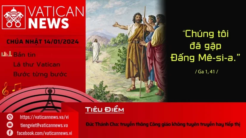 Radio Chúa Nhật 14/01/2024 – Vatican News Tiếng Việt