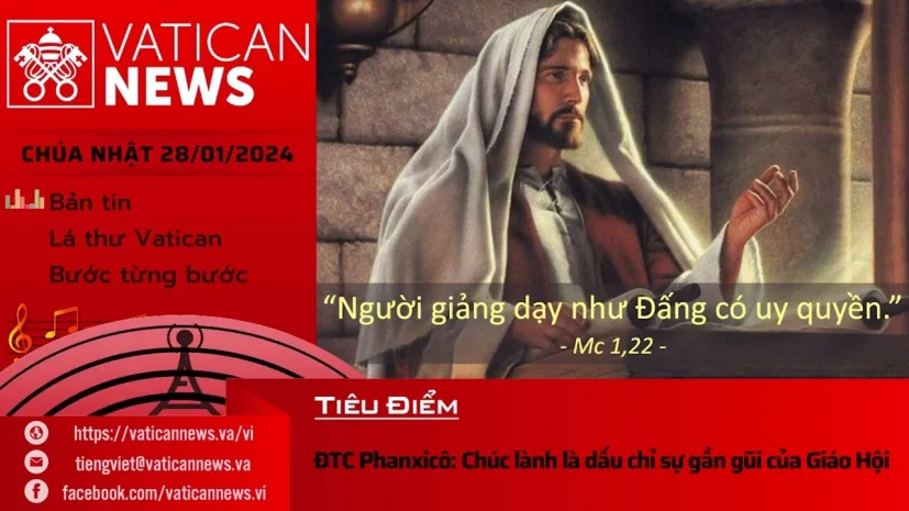 Radio Chúa Nhật 28/01/2024 – Vatican News Tiếng Việt