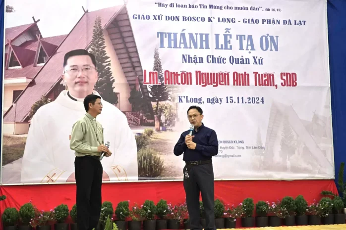 Giáo Xứ K’Long (Đức Trọng) Hân Hoan Đón Nhận Cha Tân Quản Xứ
