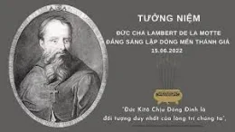 An Chỉ, Nơi Đức Cha Lambert De La Motte Thành Lập Dòng Mến Thánh Giá Tại Đàng Trong
